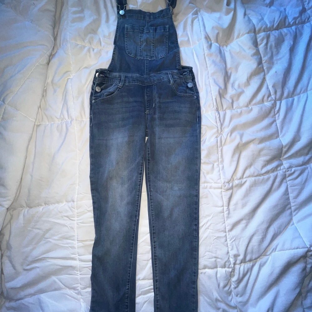 Wallflower Dark Blue Denim Overalls